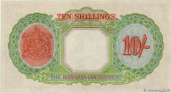 10 Shillings BAHAMAS  1936 P.10d SPL+