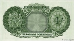 4 Shillings BAHAMAS  1963 P.13d AU+