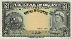 1 Pound BAHAMAS  1954 P.15b SC+