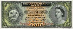 10 Dollars BELIZE  1976 P.36c UNC-