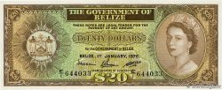 20 Dollars BELICE  1976 P.37c