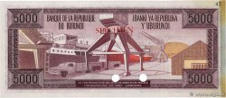5000 Francs Essai BURUNDI  1968 P.26cts AU