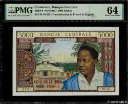 5000 Francs KAMERUN  1961 P.09 fST+