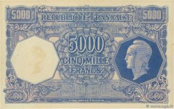 5000 Francs MARIANNE Faux FRANCIA  1945 VF.14.01x SC+