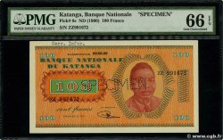 100 Francs Spécimen KATANGA  1960 P.08s UNC