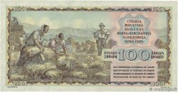 100 Dinara Spécimen YOUGOSLAVIE  1953 P.068s pr.NEUF