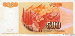500 Dinara Spécimen YOUGOSLAVIE  1991 P.109s pr.NEUF