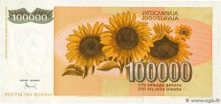 100000 Dinara Spécimen YUGOSLAVIA  1993 P.118s q.FDC