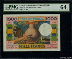 1000 Francs FRENCH AFARS AND ISSAS  1974 P.32 q.FDC