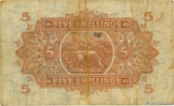 5 Shillings BRITISCH-OSTAFRIKA  1939 P.28a S