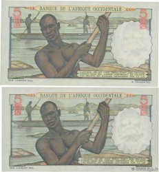 5 Francs Lot FRENCH WEST AFRICA  1950 P.36 UNC-