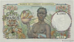 100 Francs FRENCH WEST AFRICA  1953 P.40 SC