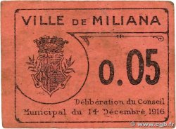 5 Centimes ALGERIA Miliana 1916 K.235 MB