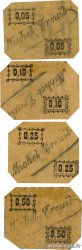 5, 10, 25 et 50 Centimes Lot ALGERIEN Sidi-El-Abbès 1916 K.379 à K.382 SS