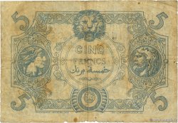 5 Francs ALGERIA  1917 P.071b B