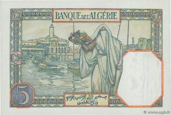 5 Francs ALGERIA  1941 P.077b UNC