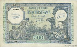 500 Francs ARGELIA  1943 P.093 BC+