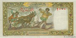 1000 Francs ALGERIA  1954 P.107b VF