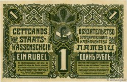 1 Rublis LETTONIE  1919 P.02b