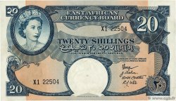 20 Shillings ÁFRICA ORIENTAL BRITÁNICA  1958 P.39 SC+