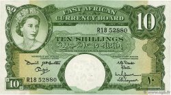 10 Shillings ÁFRICA ORIENTAL BRITÁNICA  1961 P.42a FDC
