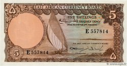 5 Shillings AFRICA DI L EST BRITANNICA   1964 P.45