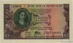 10 Pounds SOUTH AFRICA  1952 P.098 AU-
