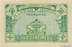 50 Centimes AFRIQUE ÉQUATORIALE FRANÇAISE  1917 P.01a SC+