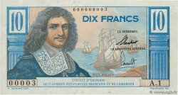 10 Francs Colbert Petit numéro AFRIQUE ÉQUATORIALE FRANÇAISE  1957 P.29 UNC-