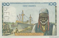 100 Francs Spécimen AFRIQUE ÉQUATORIALE FRANÇAISE  1957 P.32s UNC