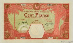 100 Francs DAKAR FRENCH WEST AFRICA Dakar 1926 P.11Bb EBC+