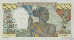 500 Francs FRENCH WEST AFRICA  1951 P.41 EBC+