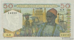 50 Francs FRENCH WEST AFRICA  1955 P.44 XF+