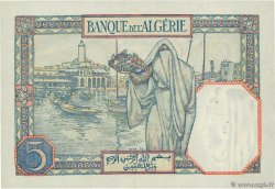 5 Francs ALGERIA  1928 P.077a XF
