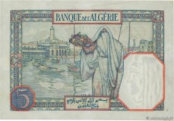 5 Francs ALGÉRIE  1929 P.077a SUP+
