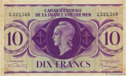 10 Francs SAINT-PIERRE UND MIQUELON  1944 P.16 VZ+