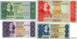 2, 5, 10 et 50 Rand Lot AFRIQUE DU SUD  1981 P.118d, P.119c, P.120d et P.122a pr.NEUF