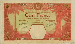 100 Francs DAKAR FRENCH WEST AFRICA (1895-1958) Dakar 1926 P.11Bb F+