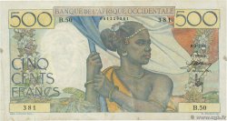 500 Francs FRENCH WEST AFRICA  1946 P.41 F