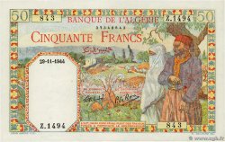 50 Francs ALGERIA  1944 P.087 q.FDC