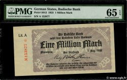 1 Million Mark GERMANIA Mannheim 1923 PS.0912 FDC