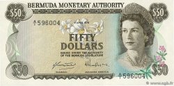50 Dollars BERMUDA  1978 P.32b UNC