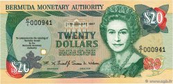 20 Dollars Commémoratif BERMUDA  1997 P.47 FDC