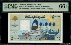 50000 Livres LEBANON  1994 P.073 UNC