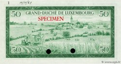 50 Francs Spécimen LUSSEMBURGO  1961 P.51sct q.FDC