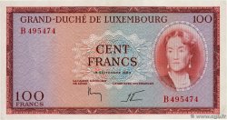 100 Francs Fauté LUXEMBOURG  1963 P.52a