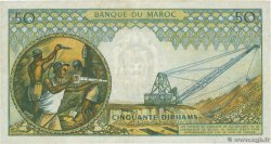 50 Dirhams MARUECOS  1968 P.55c BC+