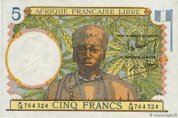 5 Francs FRENCH EQUATORIAL AFRICA Brazzaville 1941 P.06a