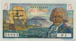 5 Francs Bougainville AFRIQUE ÉQUATORIALE FRANÇAISE  1957 P.28 AU