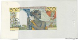 500 Francs Épreuve FRENCH WEST AFRICA  1946 P.41E AU